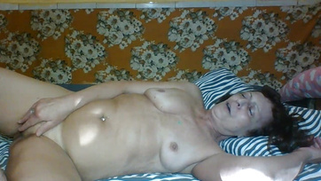 Horny Hungarian Granny "I hope you like what you see... will you fuck my pussy?" Thumb