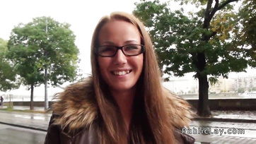 The Budapest girl who was hunted on the street spread her legs for the agent Thumb