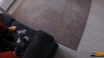 He tied his big ass stepmom to the bed to fuck her hard Thumb