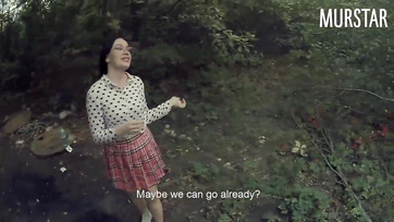 He took some nude photos of the hot schoolgirl and then fucked her in the park Thumb