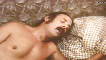 A retro porn movie in which a charming maid pampers the master of the house's rock hard cock Thumb