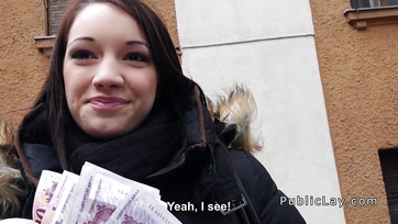 The big-cocked fake agent picked up the cute Budapest pussy and took her home to fuck her Thumb