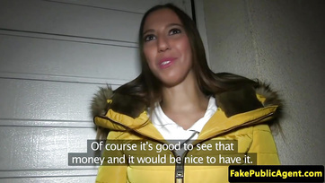 Young Budapest girl's pussy was cuffed in the stairwell Thumb