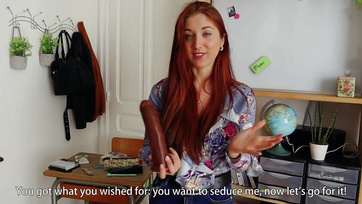 This is how a sexy French teacher would play with your sausage Thumb