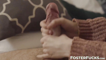 Shy schoolgirl fucked by stepdad and stepmom in a threesome Thumb