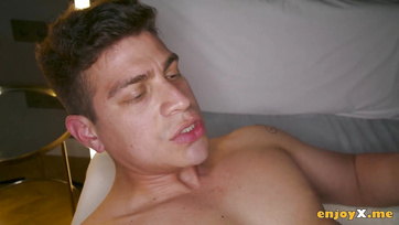 She happily shared her handsome boyfriend's rock hard cock with her best friend Thumb