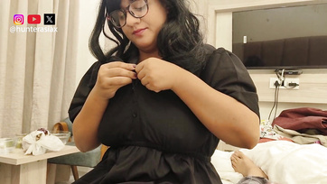 I managed to get my big-breasted chubby stepsister to take my dakómat Thumb