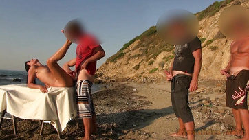 Nymphomaniac milf lady doesn't care who fucks her, she just fucks her hard Thumb