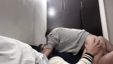 The college girl came into my room but luckily not to write a lesson but to have a good fuck Thumb