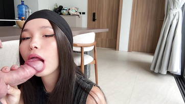 We indulged each other with our mouths with the 19 year old Korean girl before I stuck my dick in her pussy Thumb