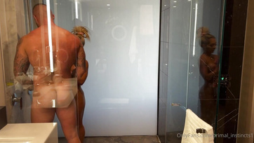 We usually feel like fucking when we shower together with my round ass blonde sweetheart Thumb