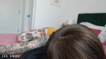 My girlfriend's tattooed stepsister kept nagging me until I fucked her properly hole Thumb