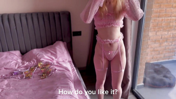 I was supposed to help choosing lingerie for my stepsister's date but then she wanted to fuck me... Thumb