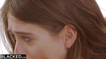The big-cocked black guys took turns fucking the brunette porn chick's ass, finally penetrating her at the same time Thumb